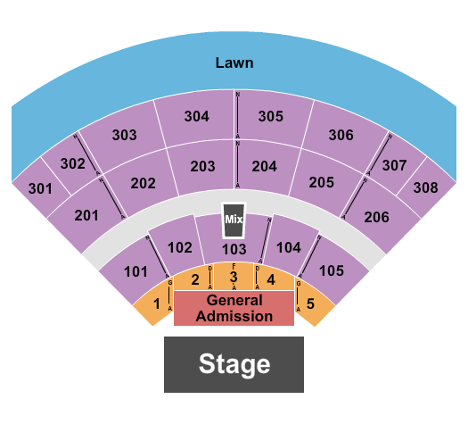 Acrisure Amphitheater Thomas Rhett Seating Chart